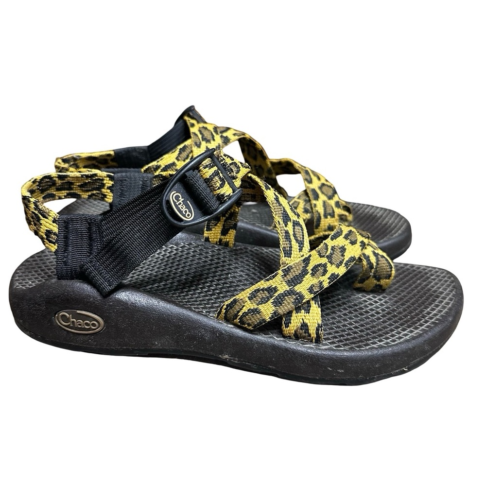 Chaco Z/2 HTF Limited Edition Vibram Leopard Cheetah Sandals Size 7 Comfort